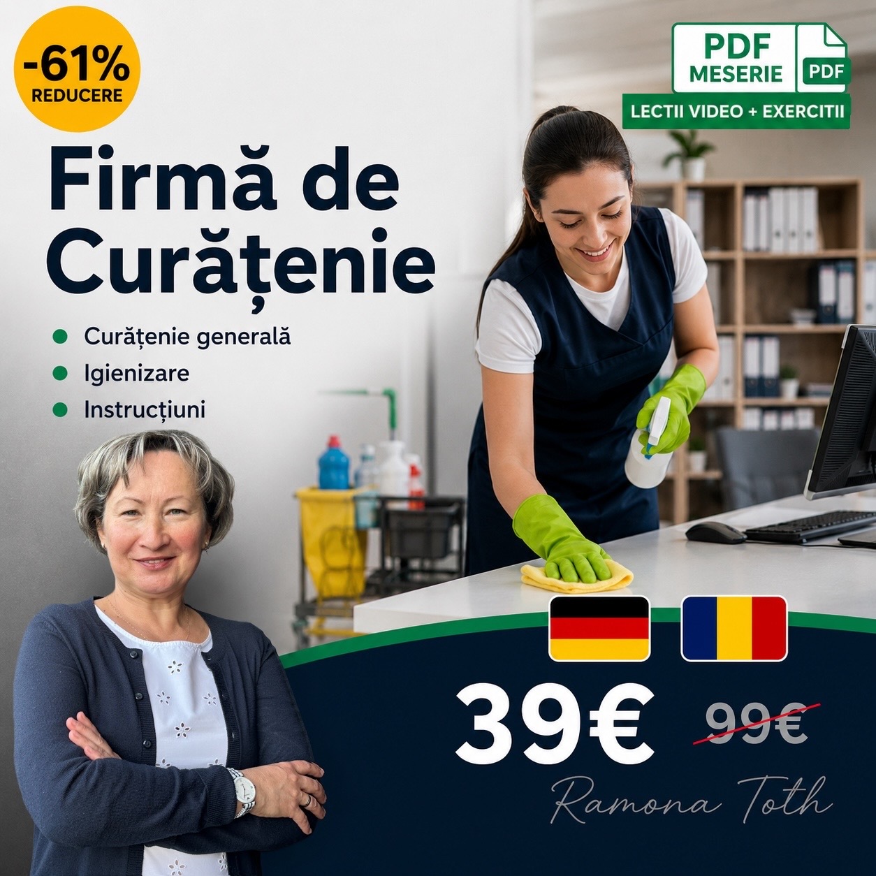 Curs Germană — Firmă de Curățenie