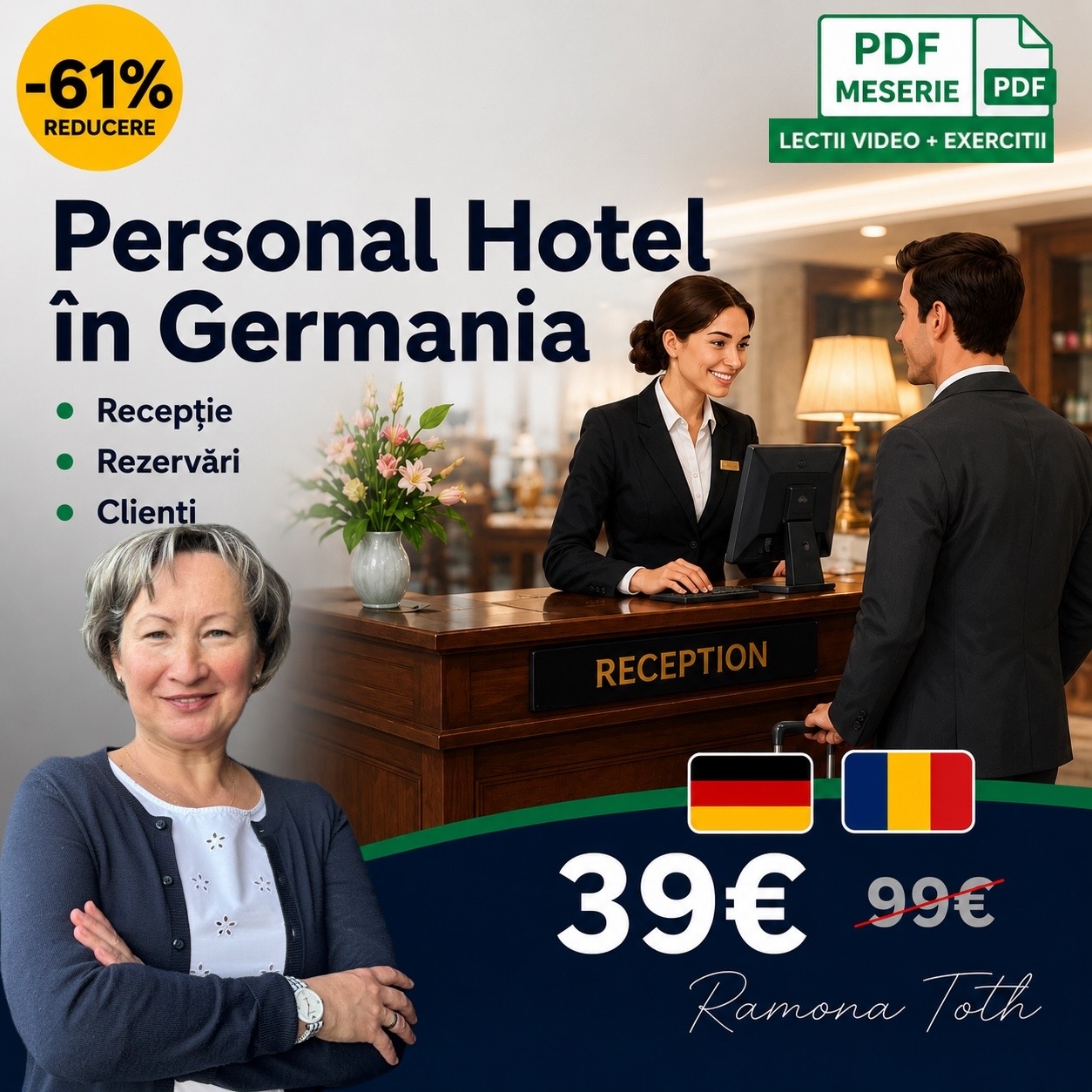 Curs Germană — Personal Hotel în Germania